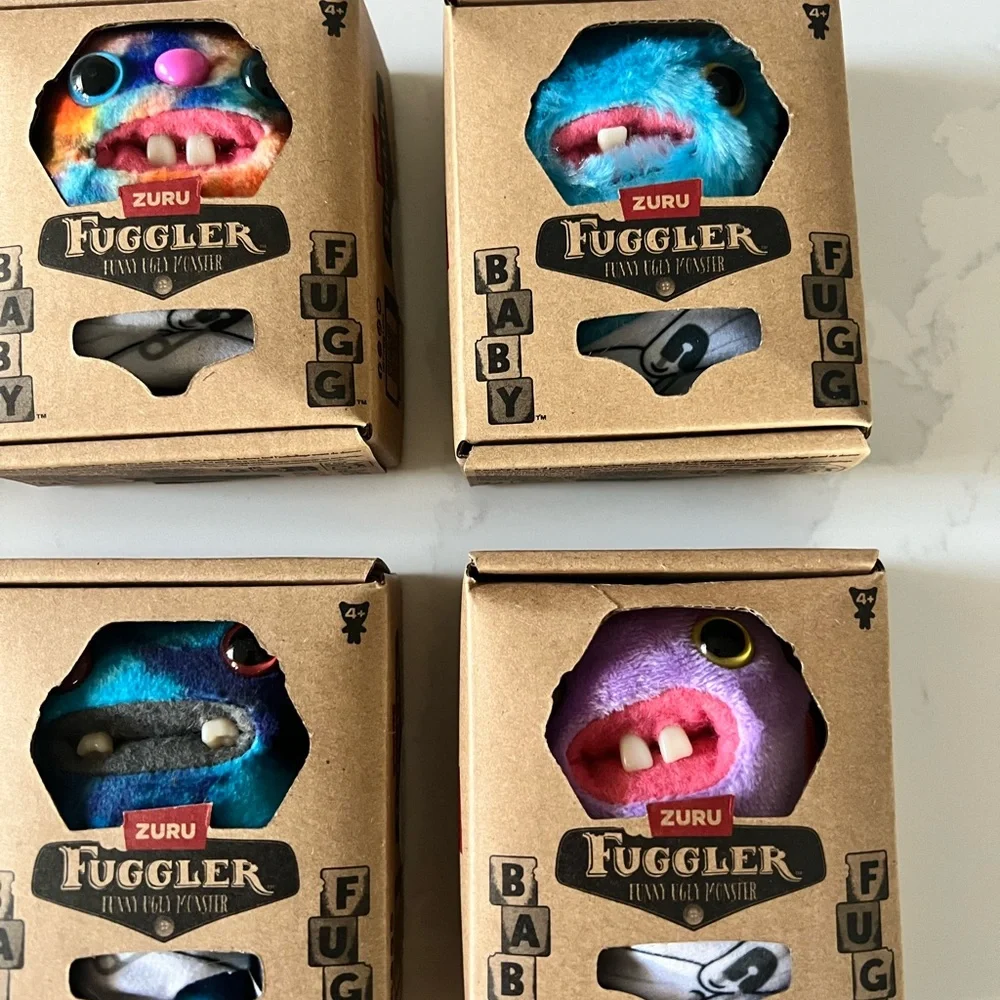 Fuggler Baby Series 3 COMPLETE SET Monster Plush Toy Set of 9 NIB - Picture 6 of 8